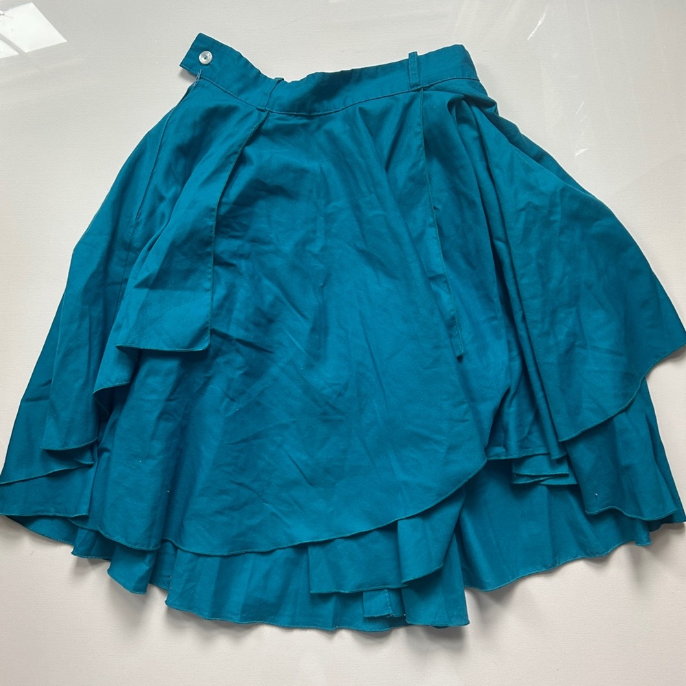 Vintage Layered Ruffled Skirt